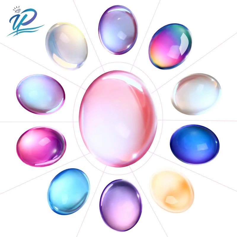 

Новый овальный простой стразы из стекла K9, 12 цветов, 6 размеров, натуральный Блестящий Кристалл для одежды, стразы