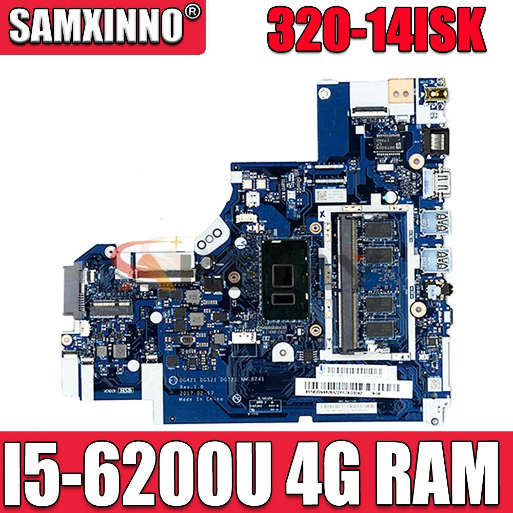 

Для Lenovo Ideapad 320-14ISK Материнская плата ноутбука Процессор: I5-6200U DDR(4G) номер NM-B241 FRU 5B20N86081 5B20N86084 тест проведен