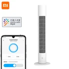 Электрический вентилятор Xiaomi Mijia, безлопастные вентиляторы с широким углом вентиляции, бесшумные стоячие вентиляторы, управление через приложение Mijia