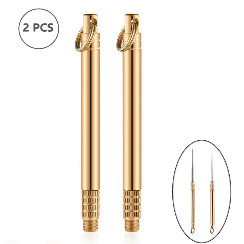 2 шт. карманная титановая складская Держатели Для Зубочисток - Цена: 130,09 руб.