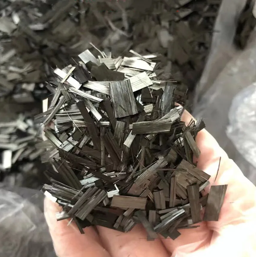500 г/лот в форме хлопьев 15 мм рубленое углеродное волокно короткий вырез кованый