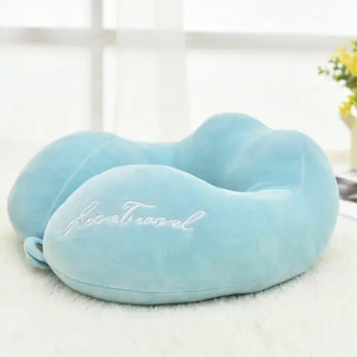 U образная подушка для шеи путешествий воздушная отдыха Подушка сна мягкая