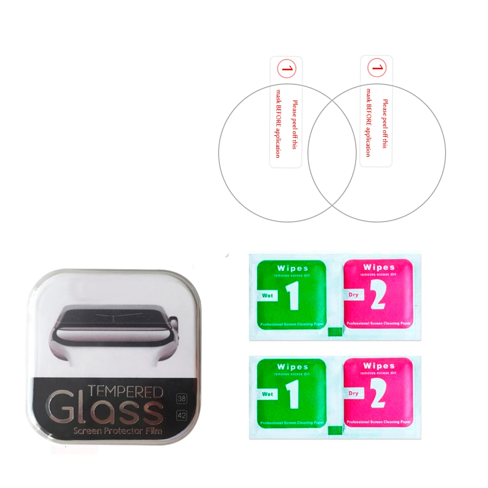 2 шт. закаленное стекло для защиты экрана часов | Электроника