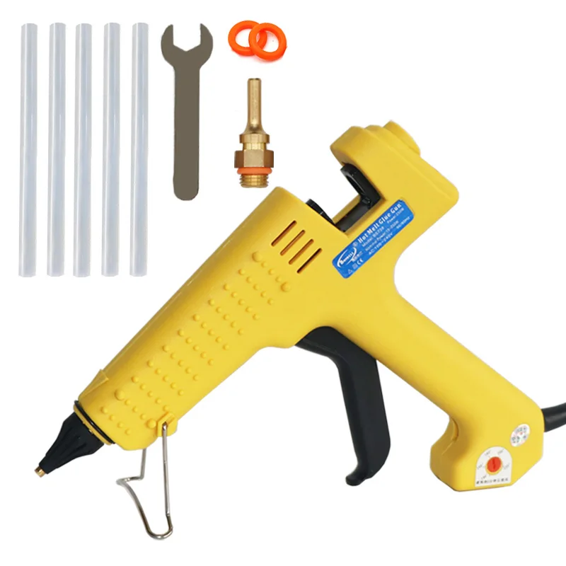 

Термоклеевой пистолет Sackful 200-250Вт желтый/зеленый