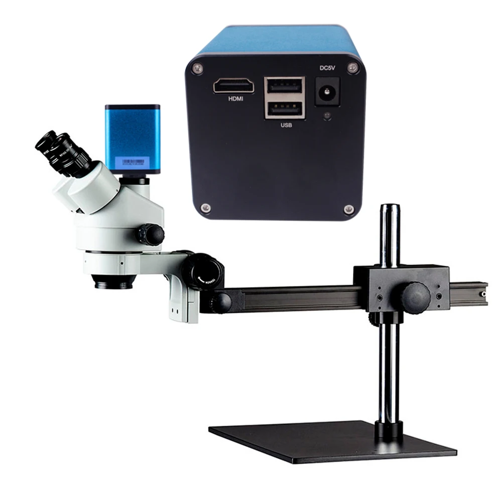 

Professional Trinocular Stereo Microscope 7x 45x zooming mirror stereoscope precio stereoscopic viewer stereoscopic camera