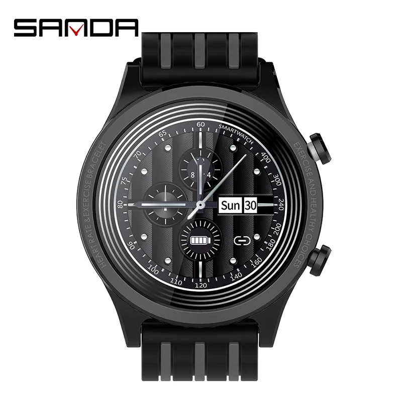 

SANDA E5 Smart Watch Bluetooth GPS Sport Watch iOS&Android Google Play IP68 Waterproof Multi-function Reminder reloj inteligente