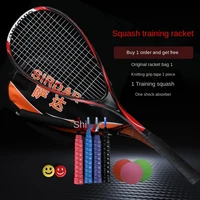 squash rackets carbon ultra light integrated beginner set professional training to send a full set of accessories