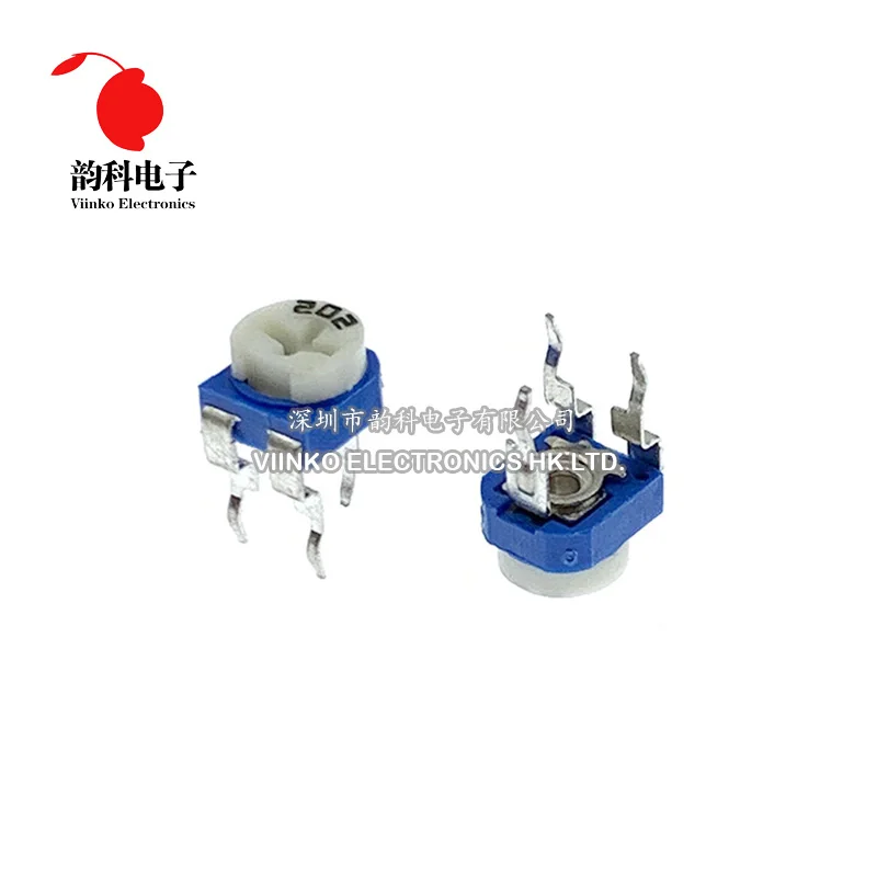 50pcs RM065 RM-065 100 200 500 ohm 1K 2K 5K 10K 20K 50K 100K 200K 500K 1M Trimpot Trimmer Potentiometer Variable Resistor | Электронные
