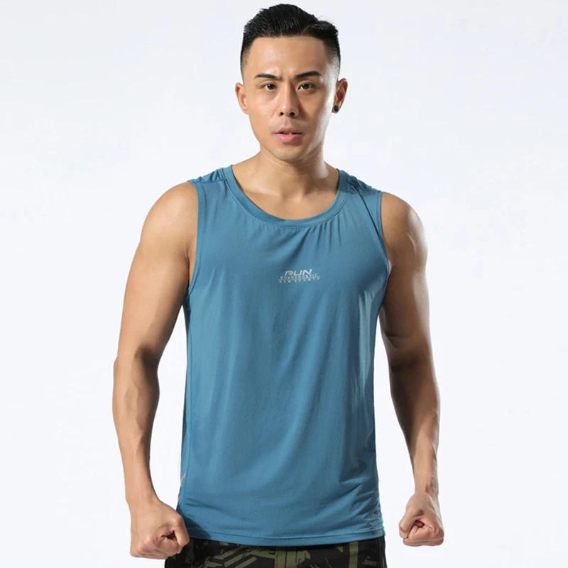 Модная майка без рукавов мужская рубашка для фитнеса бодибилдинга тренировочный