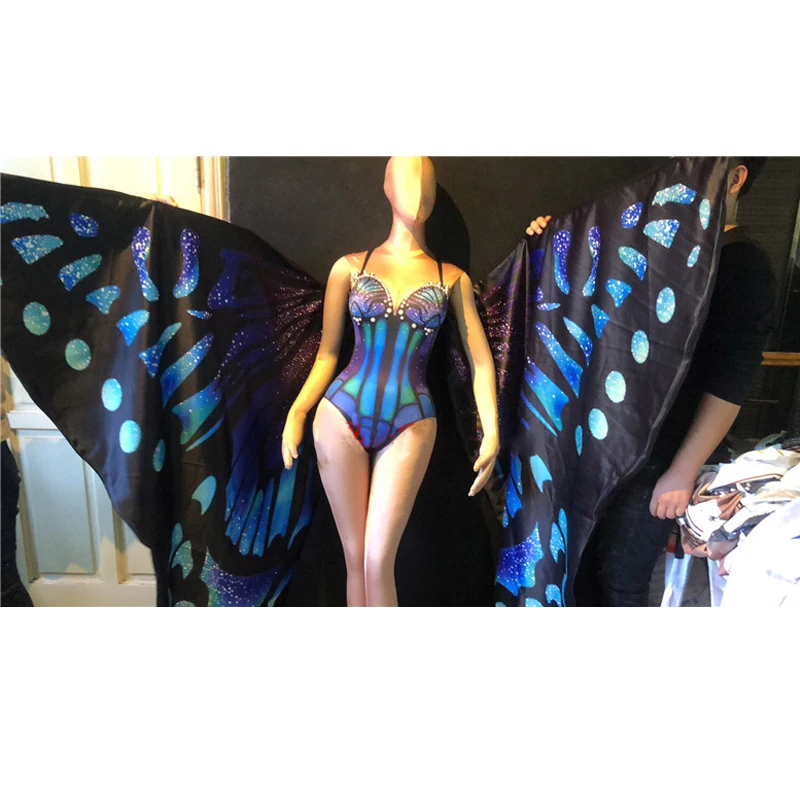 Женское платье для диджея певица сексуальное сценическое боди ночных клубов и