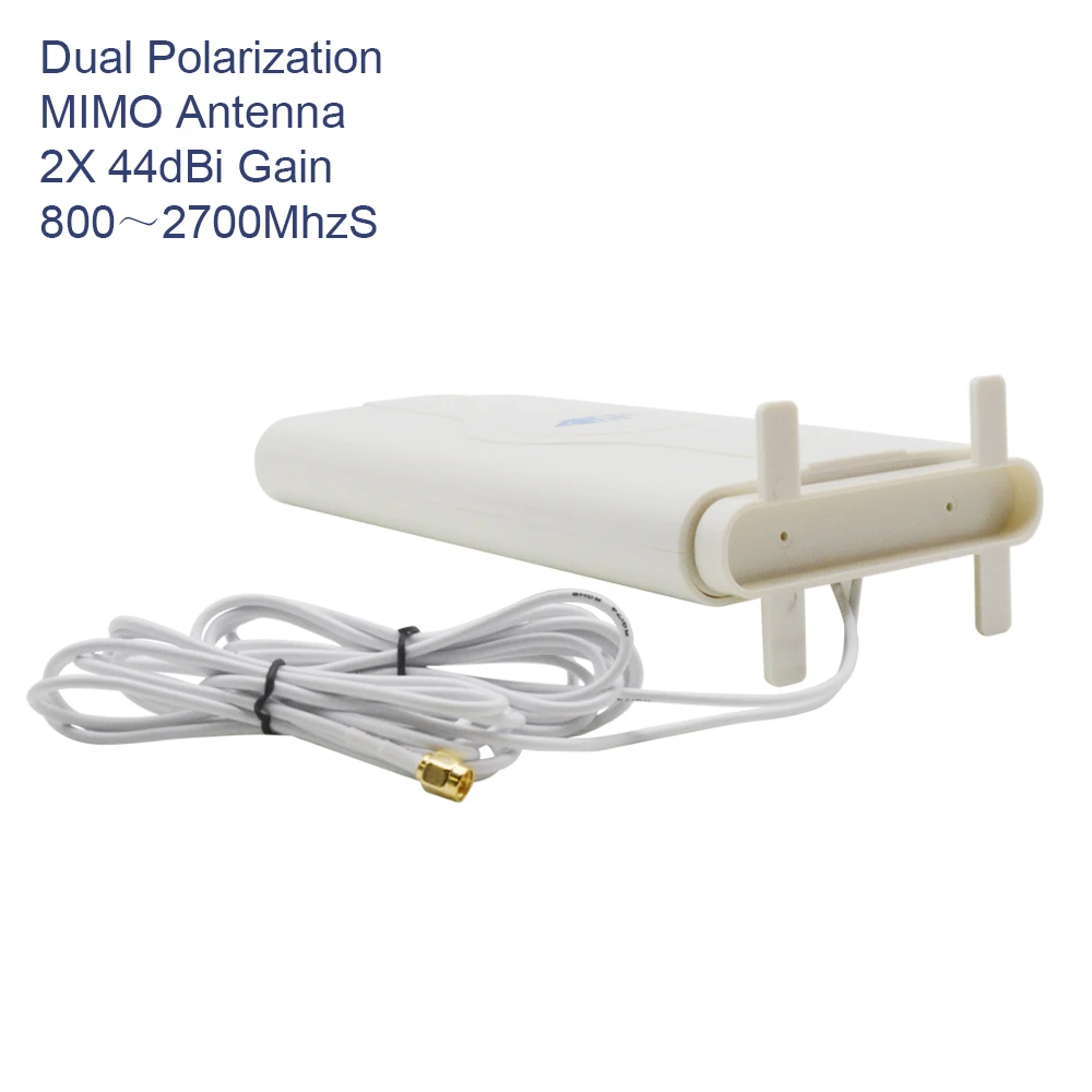 Панельная Антенна 800-2700 МГц 2 * 44dbi 3g 4g Lte мобильная антенна SMA/2 CRC9/2 TS9 усилитель с