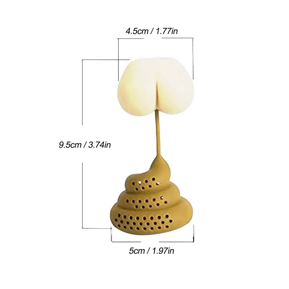 

Funny Tea Strainer Non-toxic Innovative Shape Silicone Infuser Bag pot Reusable Home Kitchen Supplies Tools