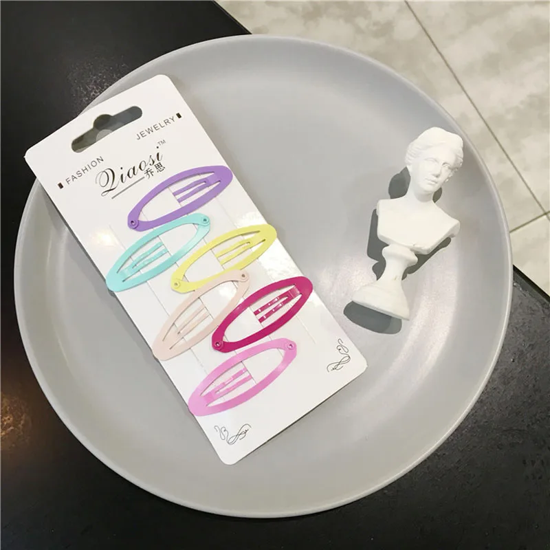 6 шт./компл. Шпилька для волос с сердечками розовыми и конфетными красками| |