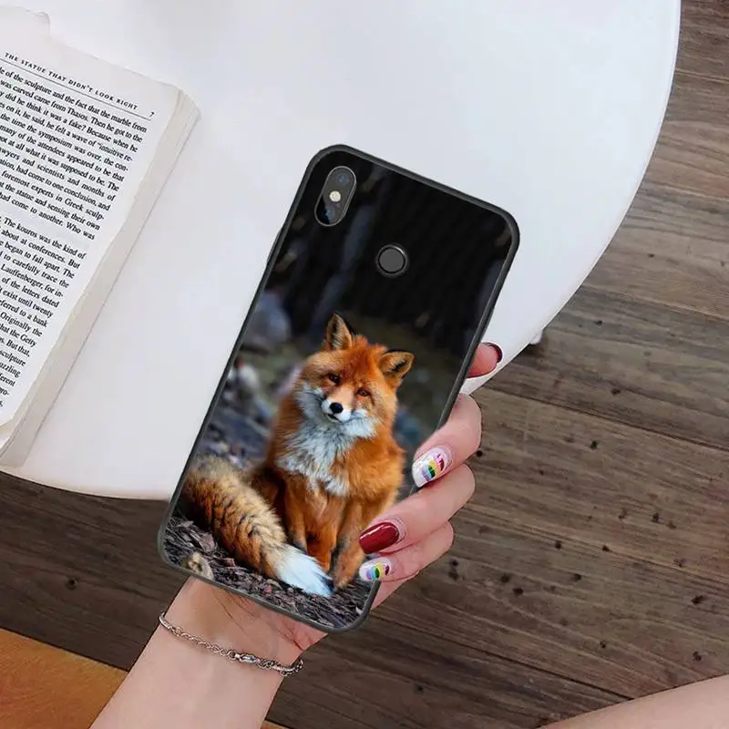

red fox cute animal Phone Case For Xiaomi Redmi 7 9t 9se k20 mi8 max3 lite 9 note 8 9s 10 pro Soft Silicone Shell Cover Funda