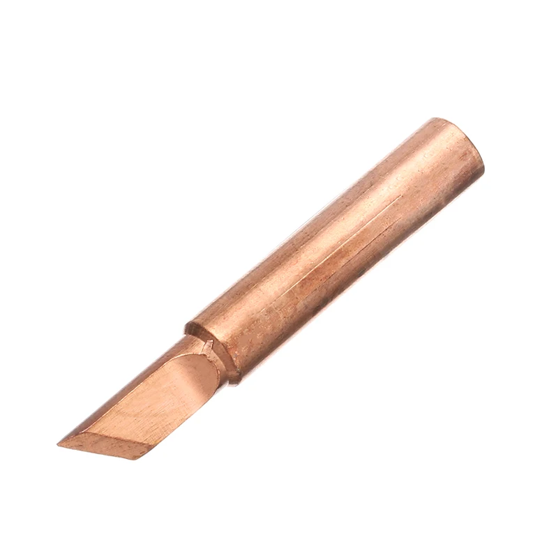 6 шт. медный паяльник наконечники 900M T без свинца Сварка Набор инструментов для 936