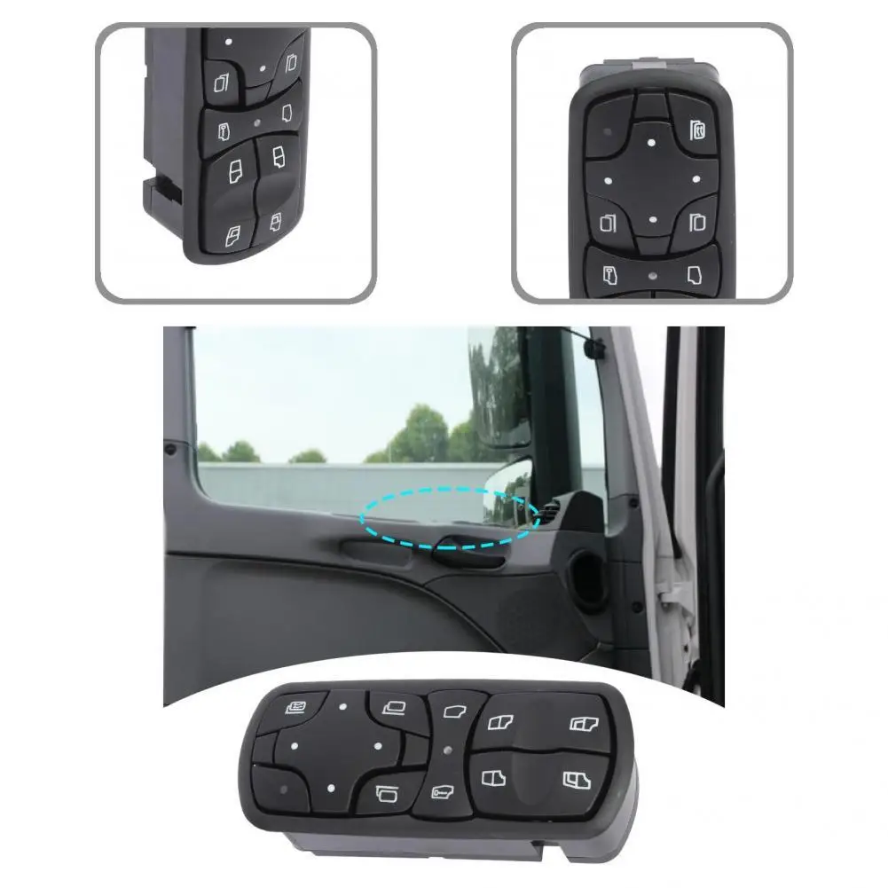 

Power Window Switch Black Window Control Switch Fine Workmanship Stable Durable Sensitive Power Window Switch 9438200097