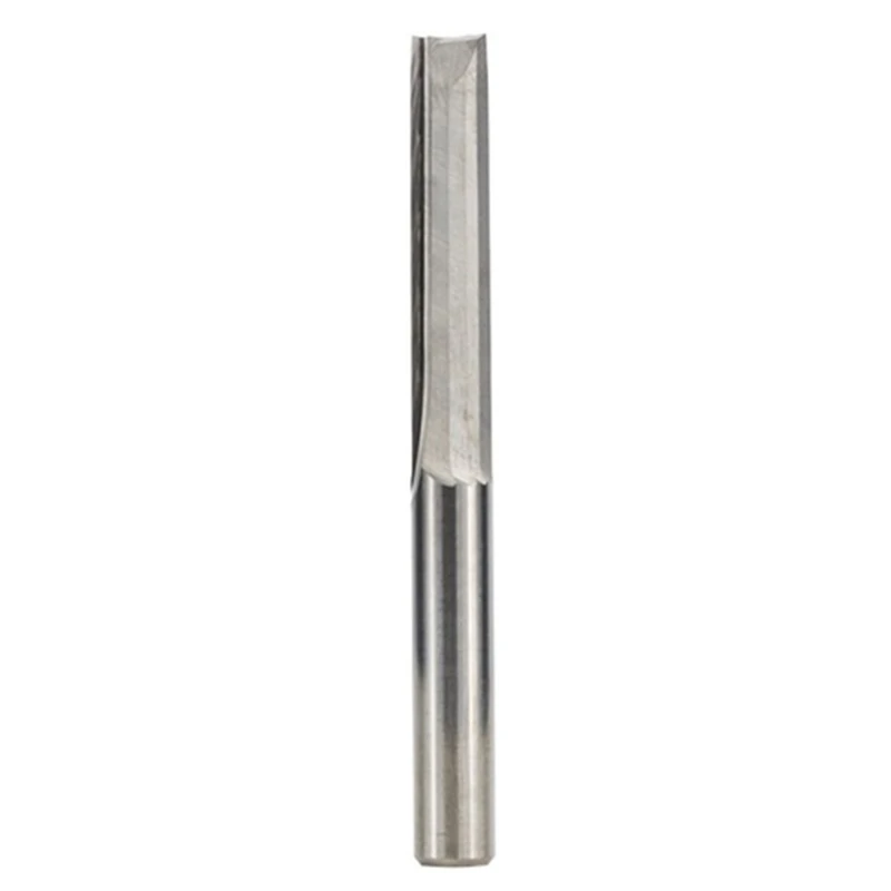 

6mm Hot Shank 2 Flute Straight Slot End Mill Carbide Router Bit Milling Cutter 23GB