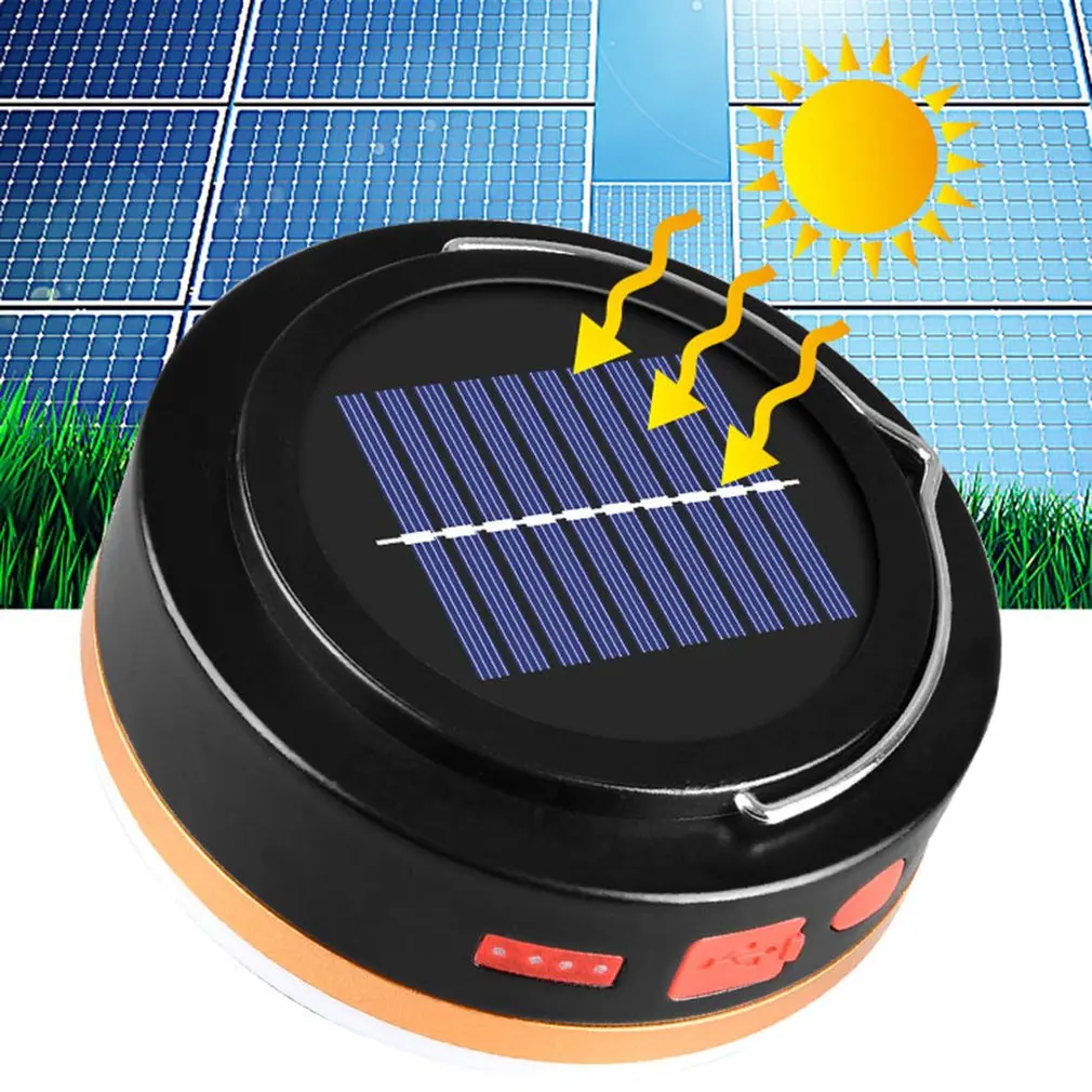 Solar Bulb Light Usb Charging Led Camping Household Emergency Outdoor Waterproof Electronic Display |