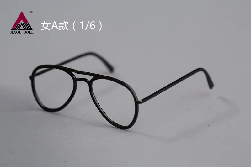 16 scale female glasses model glass frame black rose gold fit 12 inches female male action figure free global shipping