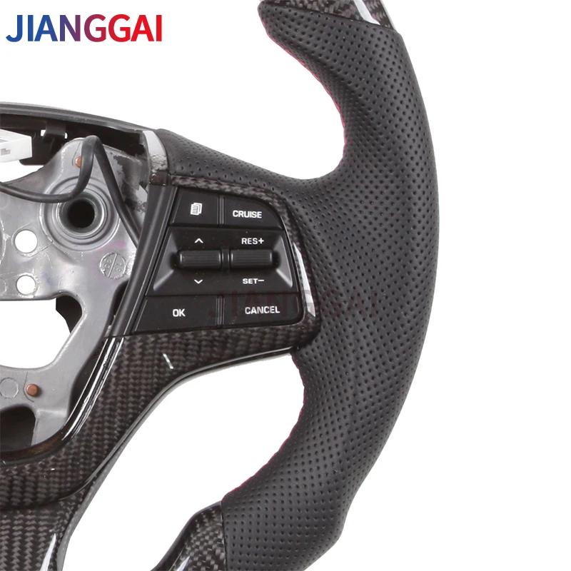 Светодиодный флэш-дисплей на руль 100% картонное волокно для моделей Hyundai 2016-2020 |