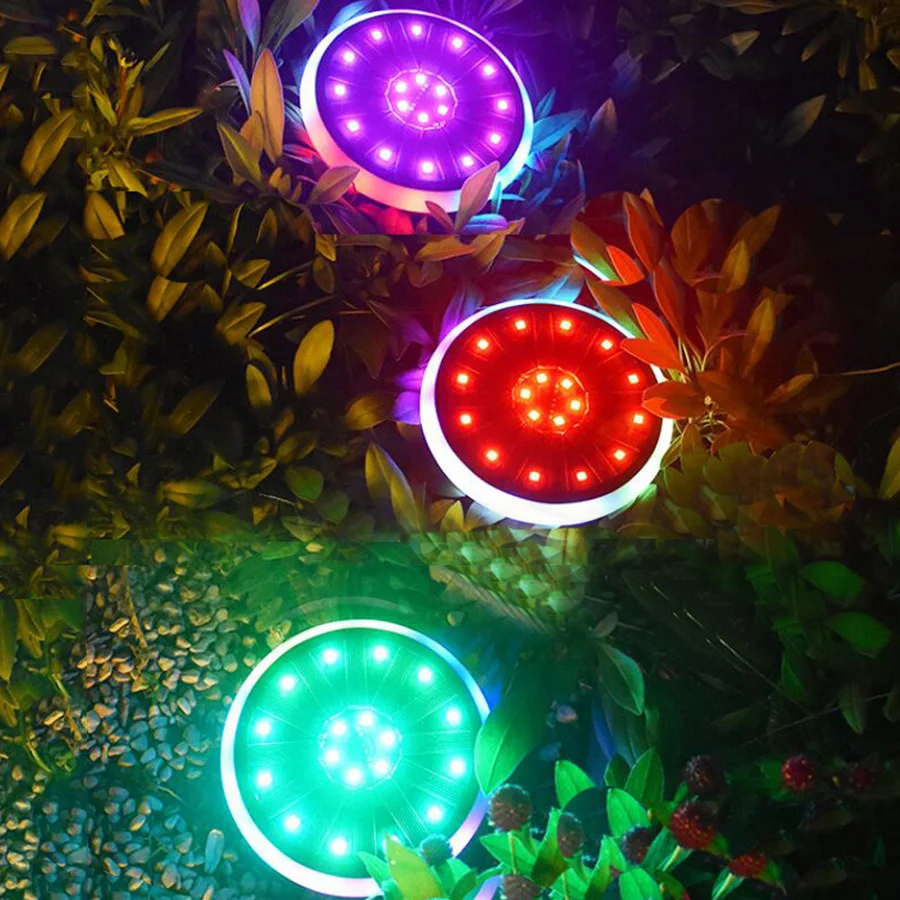 Thrisdar RGB Солнечный тропинка лужайка светильник s 30 светодиодный сад похороненный