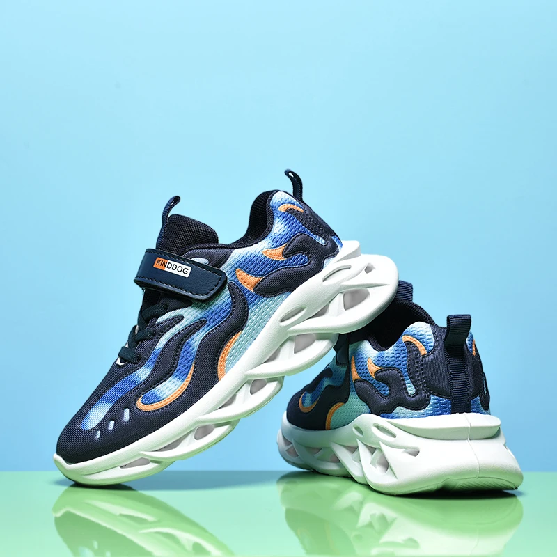 

Fashion Kids Basketball Sneakers Brand Breathable Mesh Tennis Sports Shoes for Boys Lightweight Children Casual Walking Shoes