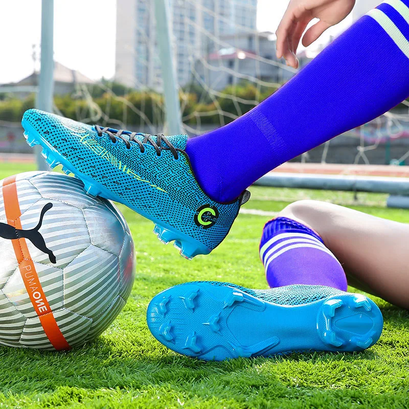 Для мужчин ЕС Размеры Большие размеры 31 43 унисекс футбольные бутсы длинные шипы