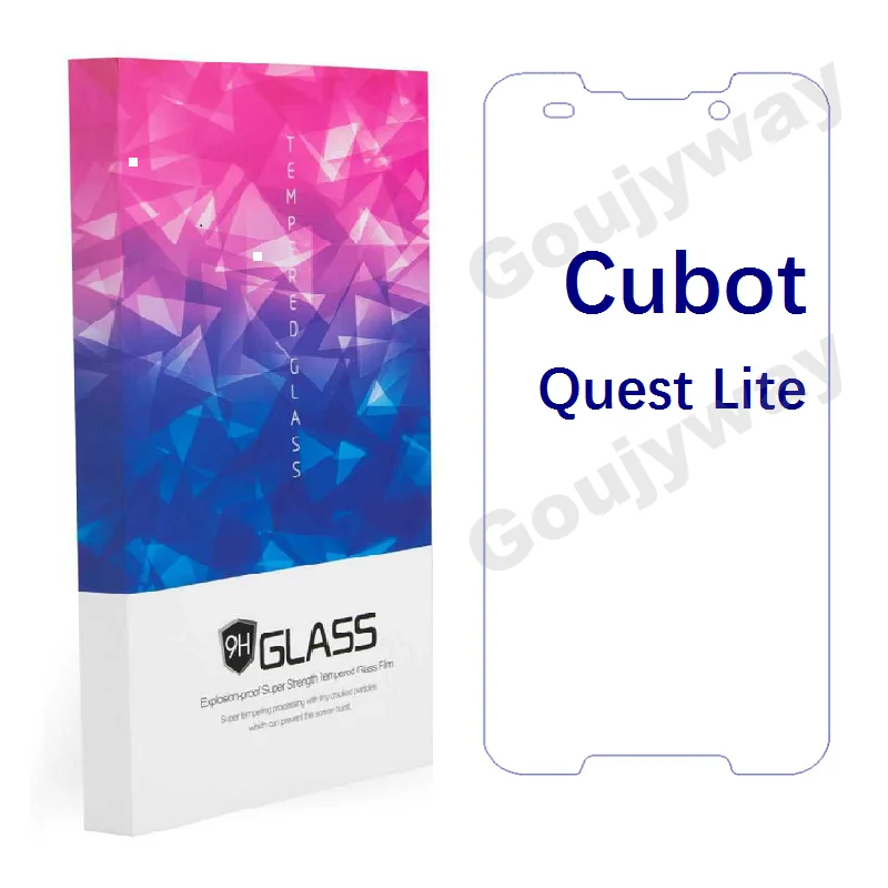 Закаленное стекло для смартфона Cubot Quest взрывозащищенное Защитное экрана Lite