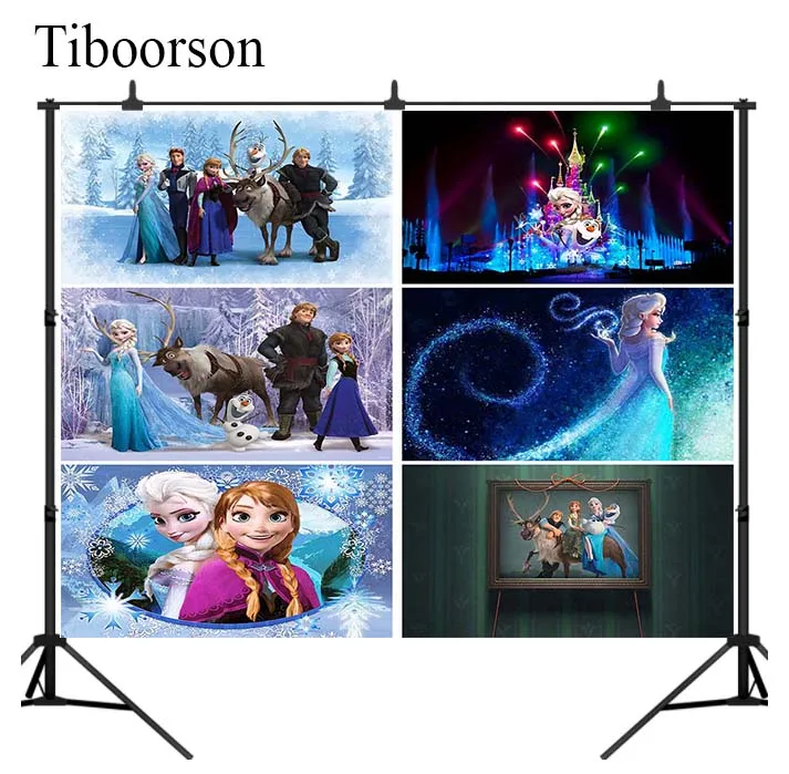 

Фон для фотосъемки с хрустальной подвеской мир принцессы Рождество Зима замороженный снег лед для детей реквизит для фотостудии