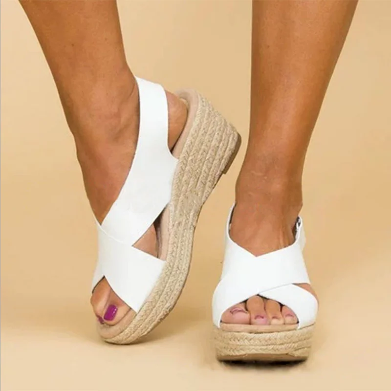 

Wedges Shoes For Women High Heels Sandals Summer Shoes 2021Flip Flop Chaussures Femme Platform Sandals Plus Size 34-43
