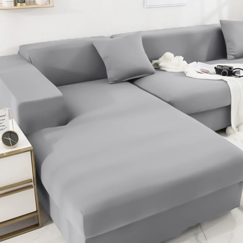 

Elastic Stretch Sofa Cover 1/2/3/4 Seater Sof Slipcover Couch Covers for Universal Sofas Livingroom Sectional L Shaped Slipcover