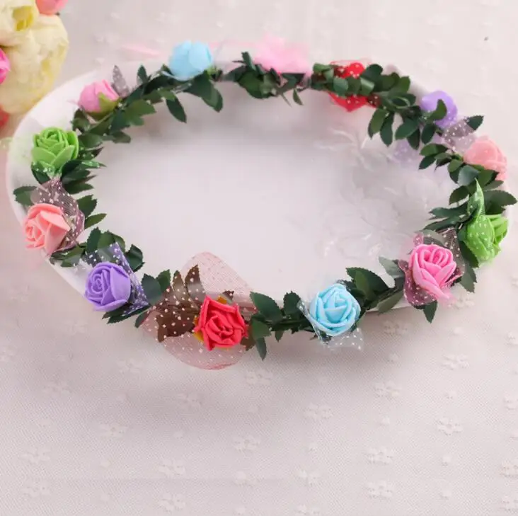 Популярная искусственная тиара пиона с цветочным орнаментом искусственное