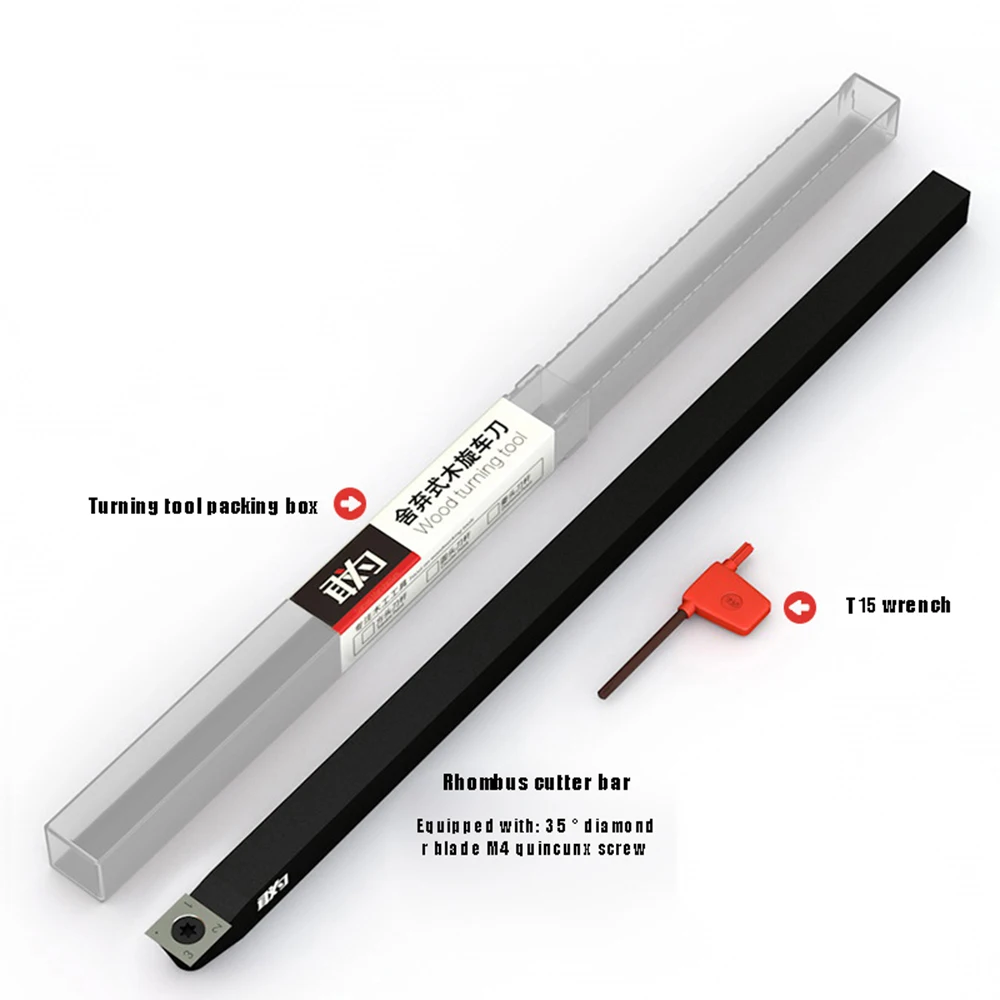 

Wood Turning Tool Carbide Tipped Lathe Full Size Holder Rotary Chisel Woodworking Suitable For Ordinary Lathe And CNC Lathe