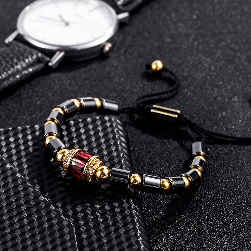 Женский браслет в стиле хип хоп с фианитами для похудения|Браслеты шармами| |