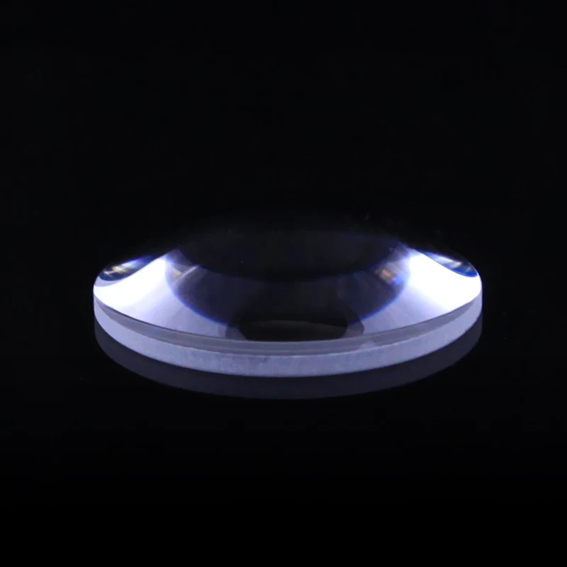 Оптическая плоская выпуклая линза диаметром 50 мм фокусное расстояние 80 ZF2