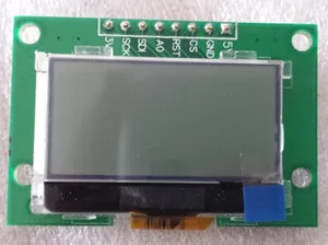 17PIN SPI COG 9649 lcd с печатной платой UC1701 Привод IC 3,3 V подсветка - Цвет: Screen with Board
