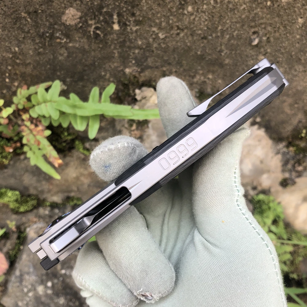 Складной нож ZT0999 M390 лезвие CF+ ручка из титанового сплава кемпинг тактическая Охота набор инструментов для выживания в походных условиях кухонные принадлежности