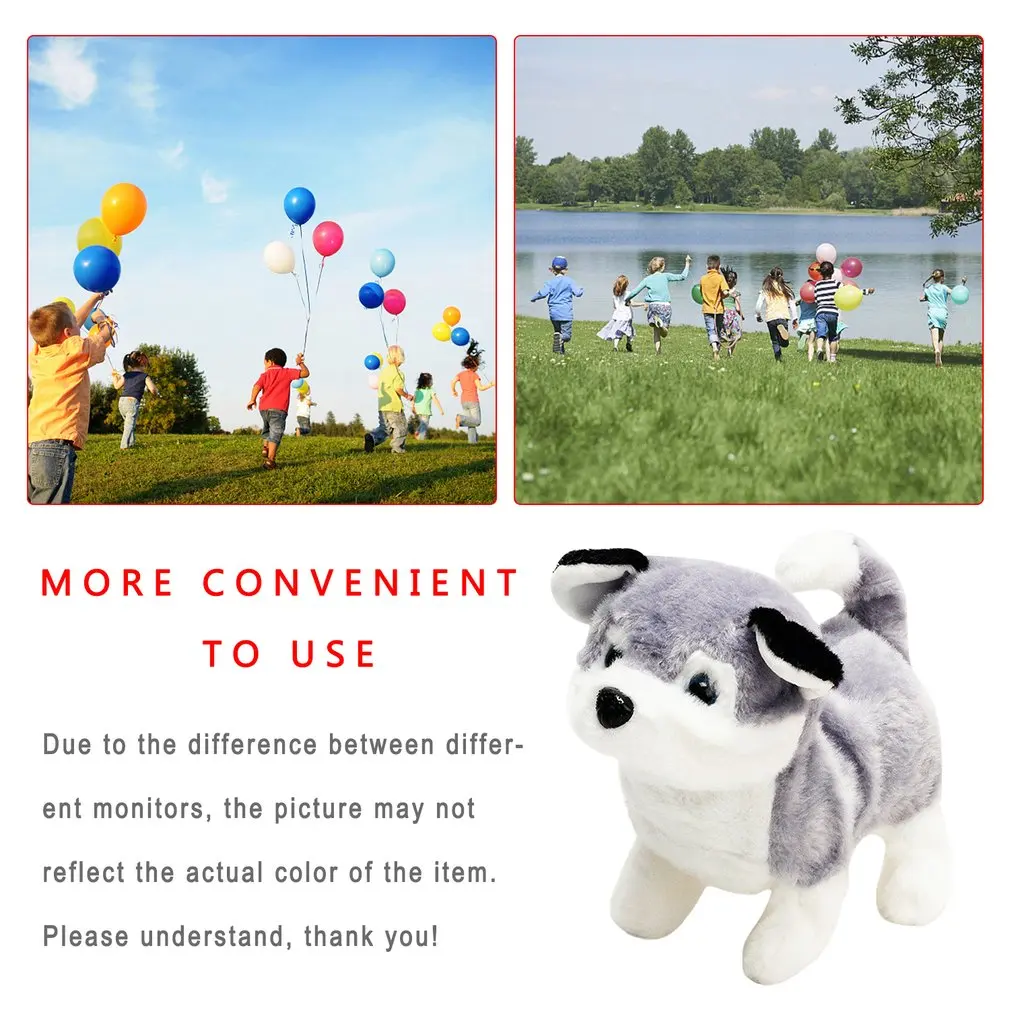 

Children's Smart Electric Toy Plush Can Call Walking Smart Machine Dog Kindergarten Toys Birthday Gift