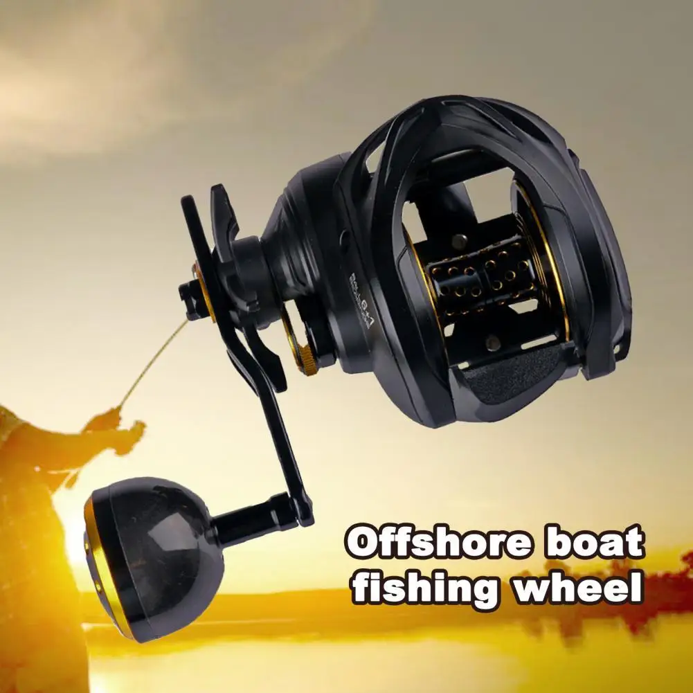 Fishing Reels Metal BW300 Baitcasting Reel 6+1BB Bearing Large Capacity Saltwater Fishing Spinning Drag for Fishing Lovers