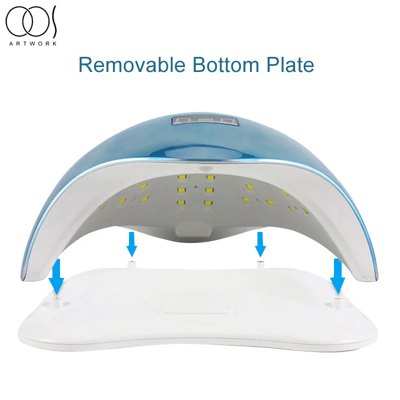 SUN5Colorful УФ светодиодный Сушилка для ногтей лампа Гель лак отверждающая с нижним