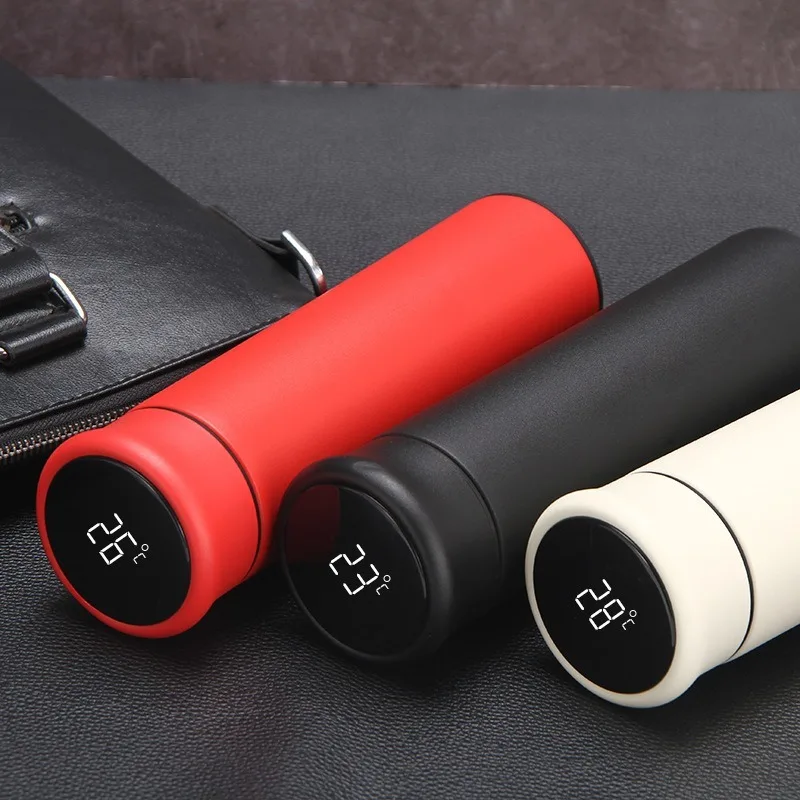 500 мл умный термос с температурным дисплеем вакуумная колба кружка для мужчин и