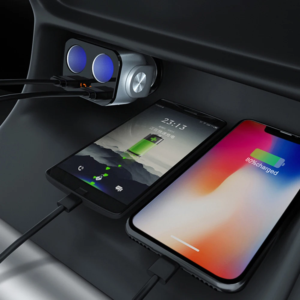 USB Car Charger 2.4A current + 3.4A Port Charge Adapter Dual port Mobile Phone charger for iphone samsung xiaomi | Мобильные