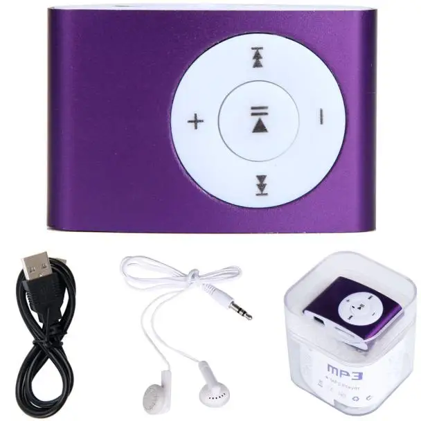 Мини mp3-плеер с Usb-разъемом поддержка карт Micro Sd и Tf на 32 ГБ наушниками mp3-плеером
