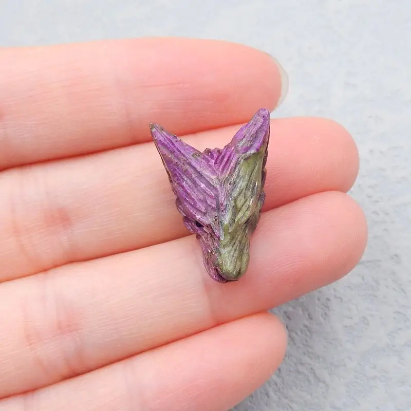 Натуральный камень Африканский Фиолетовый Камень ручной работы животные