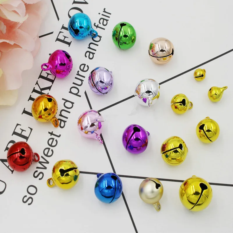 50 шт. колокольчики свободные бусины кулоны для животных рождественская елка