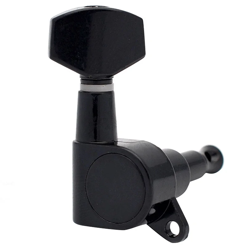 gitarre versiegelt kleine peg tuning pegs tuner mechaniken für akustische elektrische gitarre gitarre teile schwarz 6r free global shipping