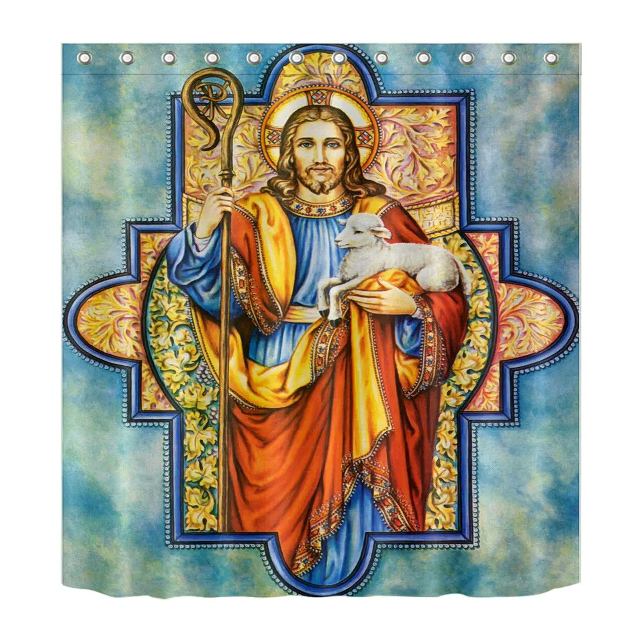 Водонепроницаемая тканевая занавеска для душа в ванную комнату набор крючков с