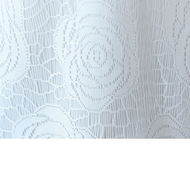 

2021 New Lace Solid Chiffon Blouse Women Spring Summer Office Casual Tops Stand Collar Female White Shirt Tops Plus Size 5814 50