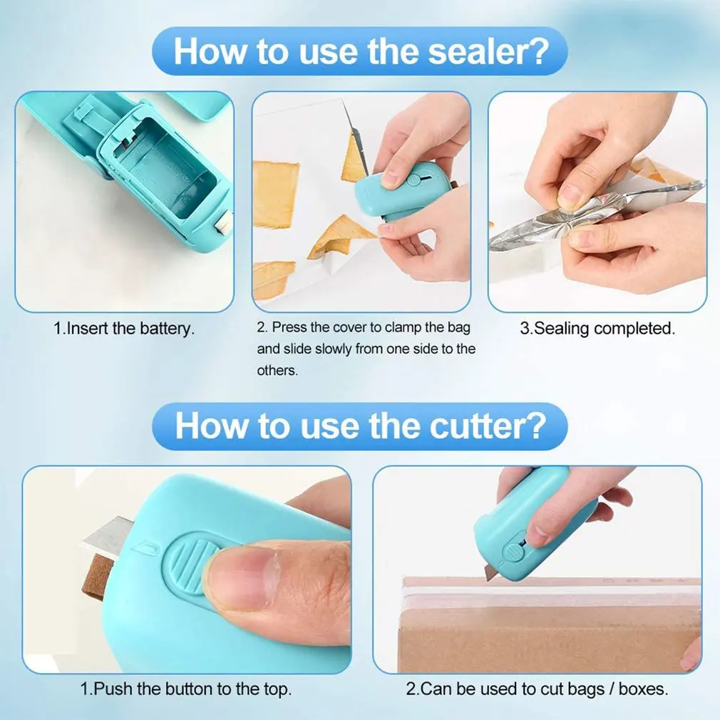Портативная бытовая машина для быстрого запечатывания ручная раздвижных крышек