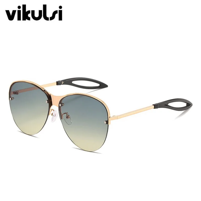 

Rimless Square Sunglasses Womens Fashion Shades Gradient Round Luxury Vintage Glasses 2020 Men's Oversized Zonnebril Heren UV400